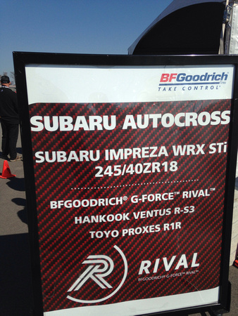 Autocross - STi Rival vs RS3 vs R1R [245/40R18]